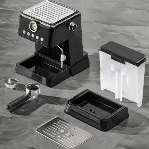 Halbautomatische Espressomaschine im Retro-Stil