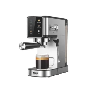 Halbautomatische Espressomaschine mit integriertem Mahlwerk