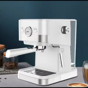 Halbautomatische Espressomaschine aus Edelstahl für den gewerblichen Einsatz