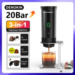 3-in-1 Kapsel-Reisekaffeemaschine