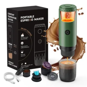 Portable Espresso Machine 3-in-1 Travel Coffee Maker for Camping Hiking Office Self-Heating with USB-C 2026new