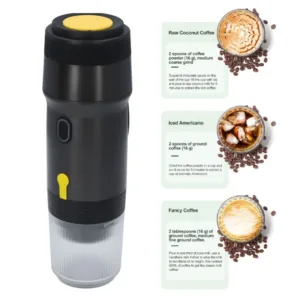 Mini-Kaffeemaschine für unterwegs